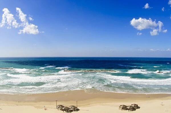 Tel Aviv beach, Israel, Middle East
