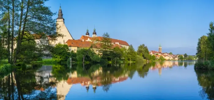 Framed Print : Telc, Vysocina Region, Czech Republic, Europe Framed Print : Telc, Vysocina Region, Czech Republic, Europe