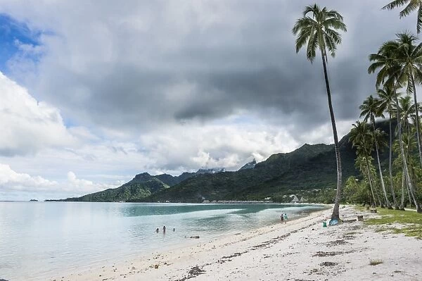 Temae public beach, Moorea, Society Islands, French Polynesia, Pacific