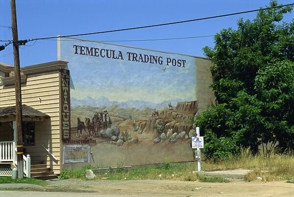 Temecula, a town known for its old section and antique shops