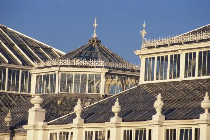 Framed Print : Detail of the Temperate House, the Royal Botanic Gardens at Kew (Kew Gardens) Framed Print : Detail of the Temperate House, the Royal Botanic Gardens at Kew (Kew Gardens)