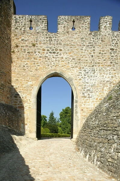 Templars castle, Tomar, Estremadura, Portugal, Europe