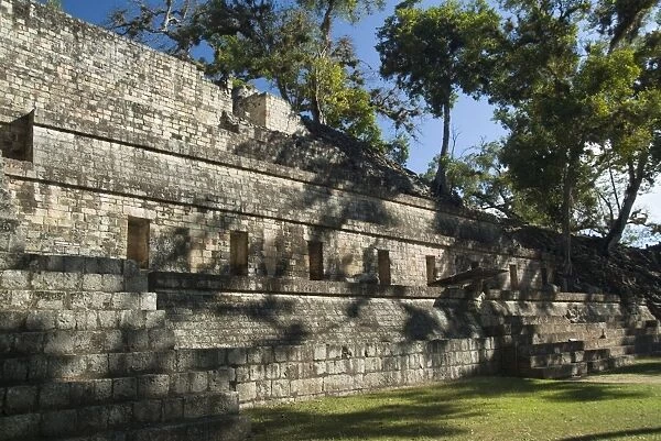 Temple 11, West Court, Copan Archaeological Park, Copan, UNESCO World Heritage Site