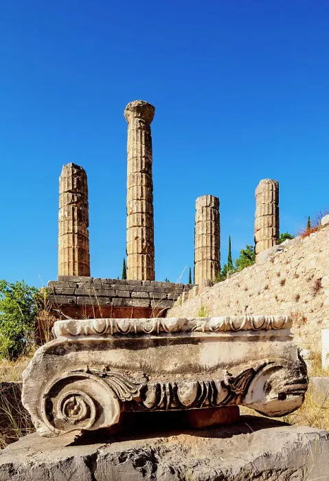 Framed Print : The Temple of Apollo, Delphi, UNESCO World Heritage Site, Phocis, Greece, Europe Framed Print : The Temple of Apollo, Delphi, UNESCO World Heritage Site, Phocis, Greece, Europe