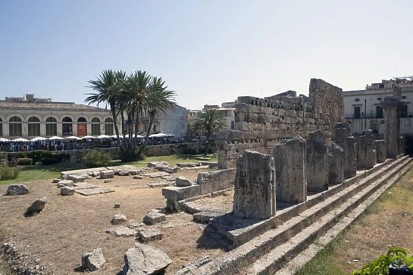 The Temple of Apollo, Siracusa, Ortigia, Sicily, Italy, Europe