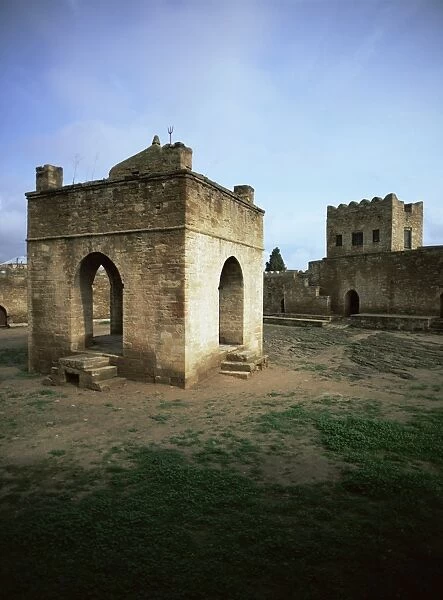 Temple of Atesgah, Zoroastrian cult, Baku, Azerbaijan, Central Asia, Asia