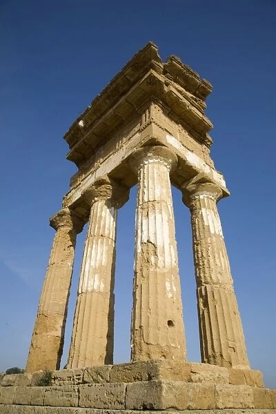 Temple of Castor and Pollux, Valley of the Temples, Agrigento, UNESCO World Heritage Site