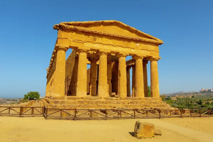 Framed Print : Temple of Concordia, Valle dei Templi (Valley of Temples), UNESCO World Heritage Site, Hellenic architecture, Agrigento, Sicily, Italy, Mediterranean, Europe Framed Print : Temple of Concordia, Valle dei Templi (Valley of Temples), UNESCO World Heritage Site, Hellenic architecture, Agrigento, Sicily, Italy, Mediterranean, Europe