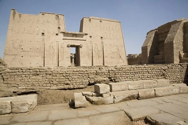 The temple of Edfu, Egypt, North Africa, Africa