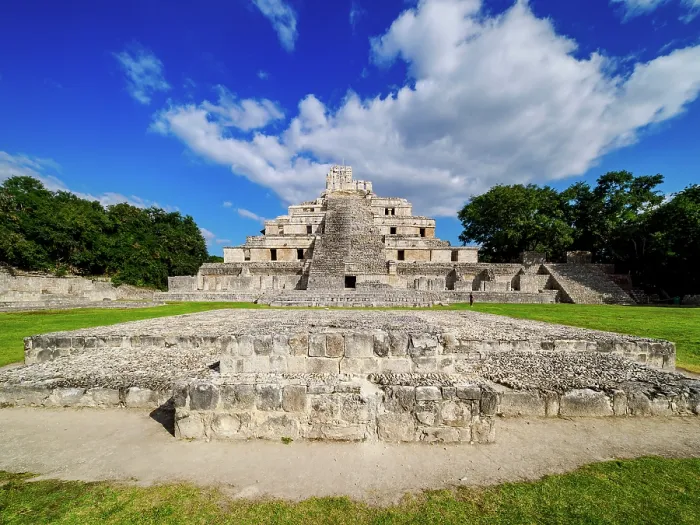 Framed Print : Temple of Five Floors, Great Acropolis, Edzna Archaeological Site, Campeche State, Mexico Framed Print : Temple of Five Floors, Great Acropolis, Edzna Archaeological Site, Campeche State, Mexico