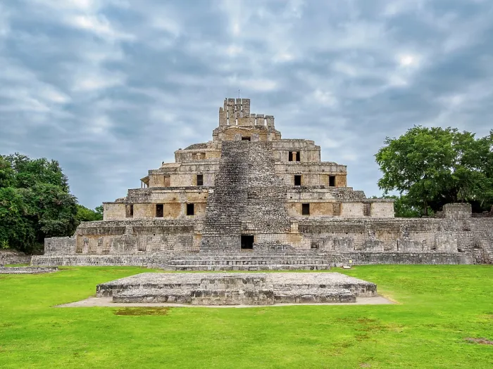 Framed Print : Temple of Five Floors, Great Acropolis, Edzna Archaeological Site, Campeche State, Mexico Framed Print : Temple of Five Floors, Great Acropolis, Edzna Archaeological Site, Campeche State, Mexico