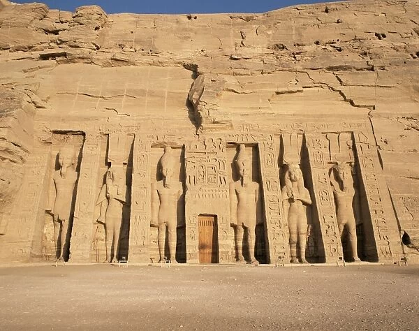 Temple of Hathor, built for queen Nefretare, Abu Simbel, UNESCO World Heritage Site