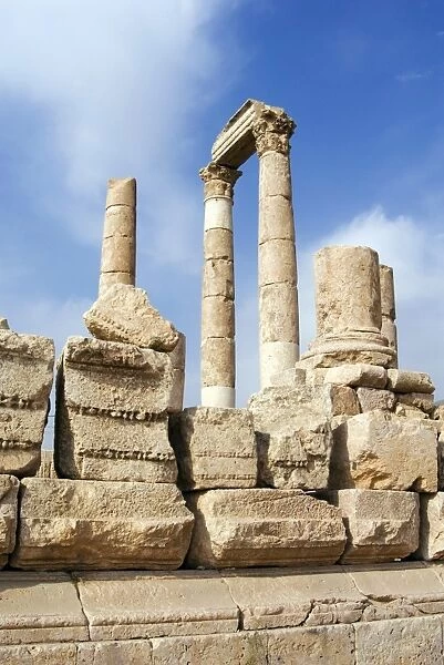 Temple of Hercules, the Citadel, Amman, Jordan, Middle East