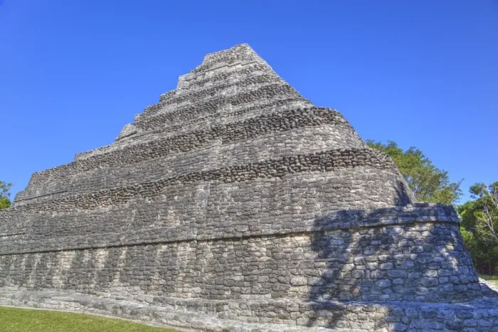 Framed Print : Temple I, Chaccoben, Mayan archaeological site, 110 miles south of Tulum, Classic Period Framed Print : Temple I, Chaccoben, Mayan archaeological site, 110 miles south of Tulum, Classic Period