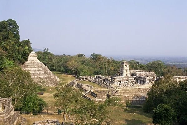 Temple of the Inscriptions and the Palace