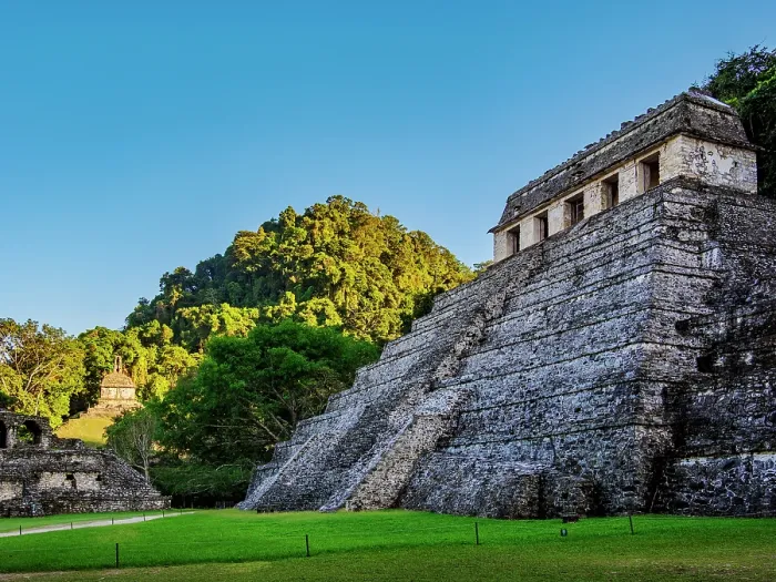 Framed Print : Temple of the Inscriptions at sunset, Palenque Archaeological Site, Palenque, Chiapas State, Mexico Framed Print : Temple of the Inscriptions at sunset, Palenque Archaeological Site, Palenque, Chiapas State, Mexico