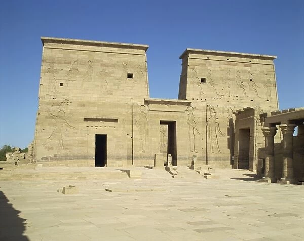 Temple of Isis, Philae, UNESCO World Heritage Site, Agilka, near Aswan