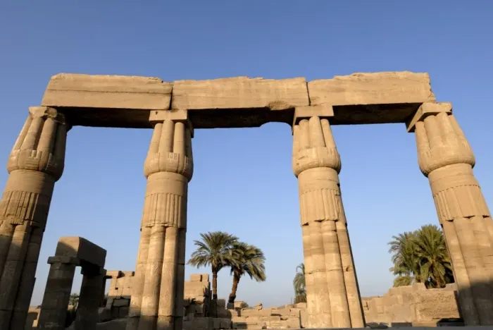 Framed Print : Temple of Karnak, near Luxor, Thebes, UNESCO World Heritage Site, Egypt