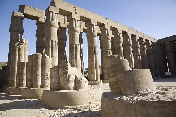 The Temple of Luxor, Thebes, UNESCO World Heritage Site, Egypt, North Africa, Africa
