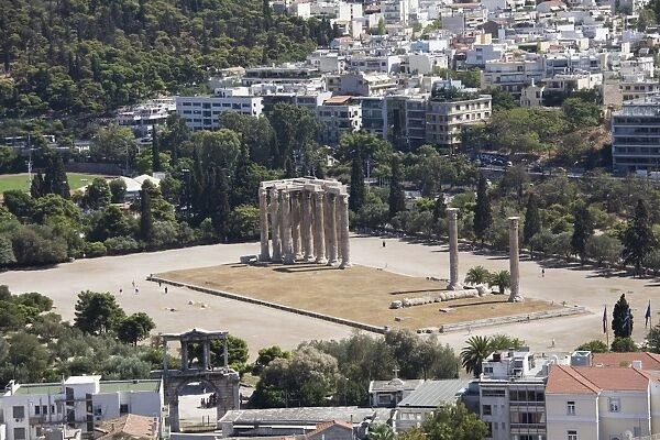 Temple of Olympian Zeus, Athens, Greece, Europe