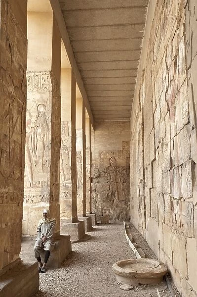 Temple of Osiris in Abydos, Egypt, North Africa, Africa