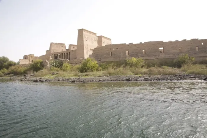 Framed Print : Temple of Philae from the River Nile, UNESCO World Heritage Site, Egypt Framed Print : Temple of Philae from the River Nile, UNESCO World Heritage Site, Egypt