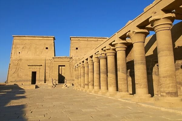 Temple of Philae, UNESCO World Heritage Site, Agilkia Island, Nile Valley, Nubia, Egypt, North Africa, Africa