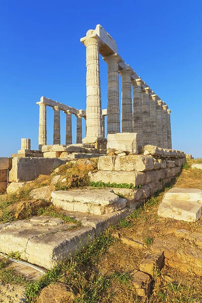 Temple of Poseidon, Cape Sounion, Attica, Greece, Europe