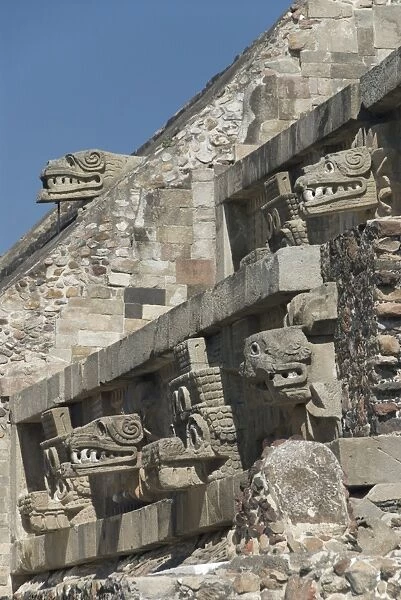 Temple of Quetzalcoatl, Archaeological Zone of Teotihuacan, UNESCO World Heritage Site
