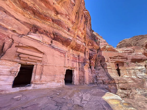 The Temple of the Winged Lions, Petra Archaeological Park, UNESCO World Heritage Site, one of the New Seven Wonders of the World, Petra, Jordan, Middle East