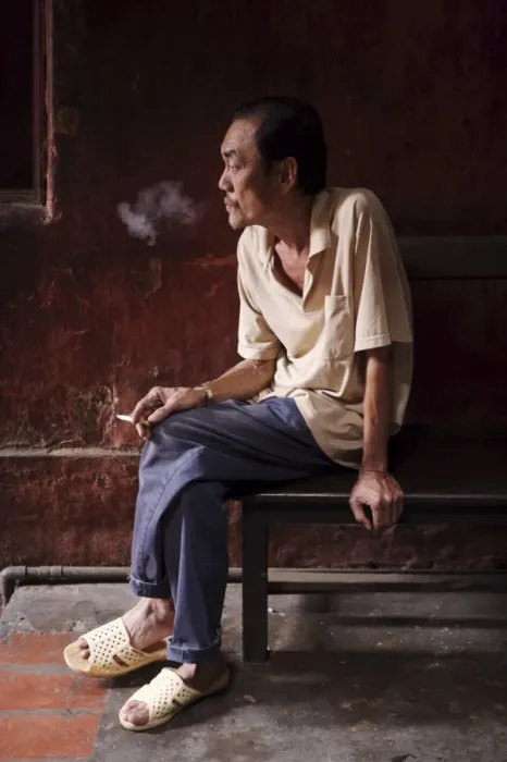 Framed Print : Temple worker smoking, Ho Chi Minh City (Saigon), Vietnam, Indochina, Southeast Asia Framed Print : Temple worker smoking, Ho Chi Minh City (Saigon), Vietnam, Indochina, Southeast Asia
