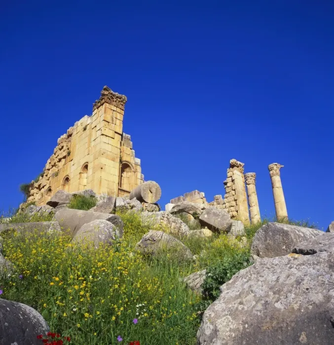 Framed Print : Temple of Zeus, Jerash, Jordan, Middle East Framed Print : Temple of Zeus, Jerash, Jordan, Middle East