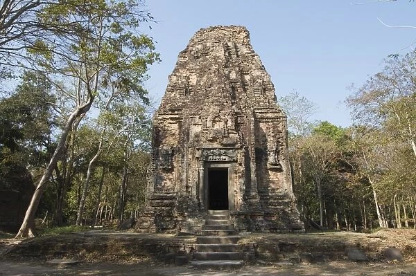 Temples in the ancient pre Angkor capital of Chenla, Cambodia, Indochina