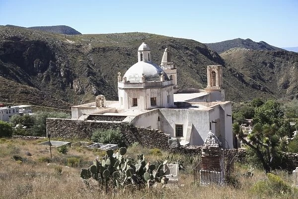 Templo de Guadalupe, Real de Catorce, former silver mining town, San Luis Potosi state