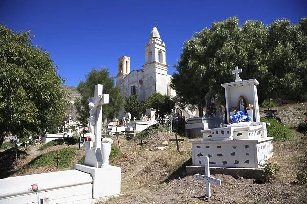 Templo de Guadalupe, Real de Catorce, former silver mining town now popular with tourists