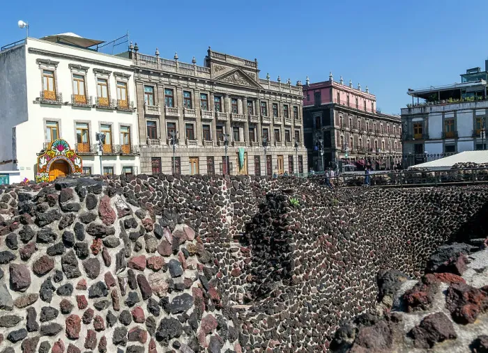 Framed Print : Templo Mayor, archaeological site of Aztec capital city of Tenochtitlan, view to Casa del Marques de Prado, Centro Historico, UNESCO World Heritage Site, Mexico City, Mexico, North America Prado Alegre Framed Print : Templo Mayor, archaeological site of Aztec capital city of Tenochtitlan, view to Casa del Marques de Prado, Centro Historico, UNESCO World Heritage Site, Mexico City, Mexico, North America Prado Alegre