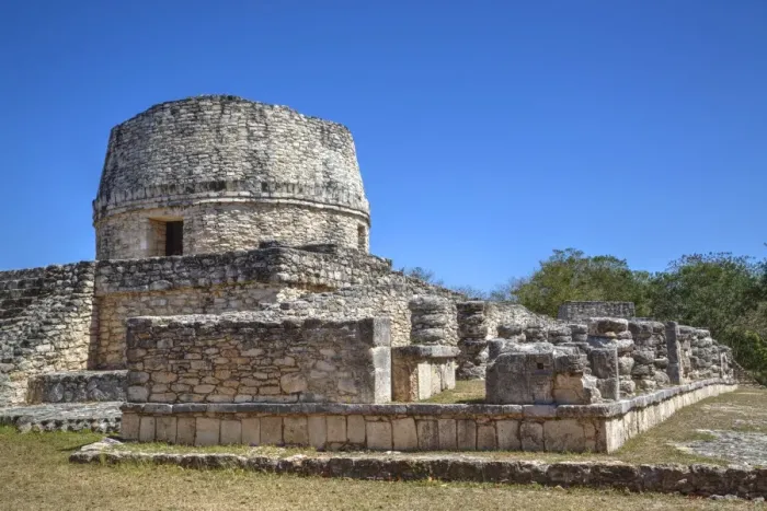 Framed Print : Templo Redondo (Round Temple), Mayapan, Mayan archaeological site, Yucatan, Mexico Framed Print : Templo Redondo (Round Temple), Mayapan, Mayan archaeological site, Yucatan, Mexico