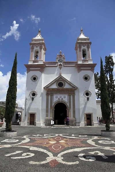 Templo de Santa Veracruz church, Taxco, Guerrero State, Mexico, North America