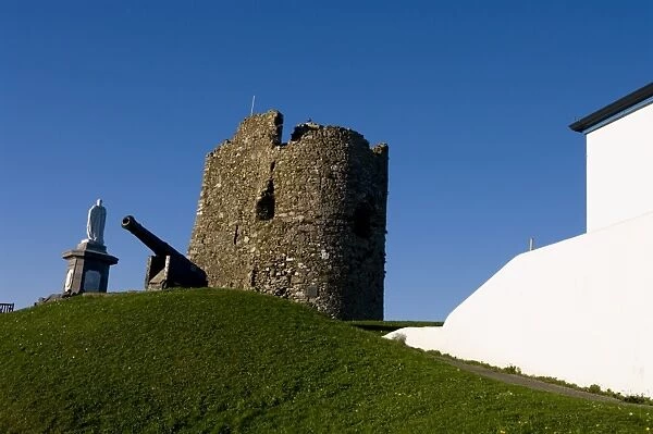 Tenby Castle, Dyfed, Wales, United Kingdom, Europe