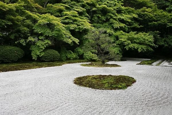 Tenjuan stone garden in Nanzen Ji temple, Kyoto, Japan, Asia