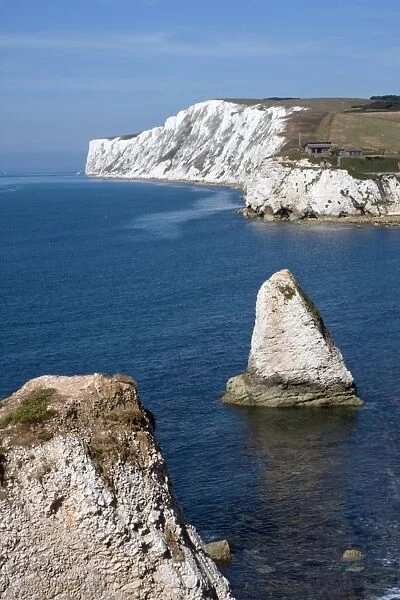 Tennyson Down, Black Rock and Highdown Cliffs from Freshwater Bay, Isle of Wight