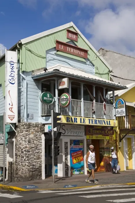 Framed Print : Terminal Bar on Ernest Deproge Street, Fort-de-France, Martinique, French Antilles Framed Print : Terminal Bar on Ernest Deproge Street, Fort-de-France, Martinique, French Antilles