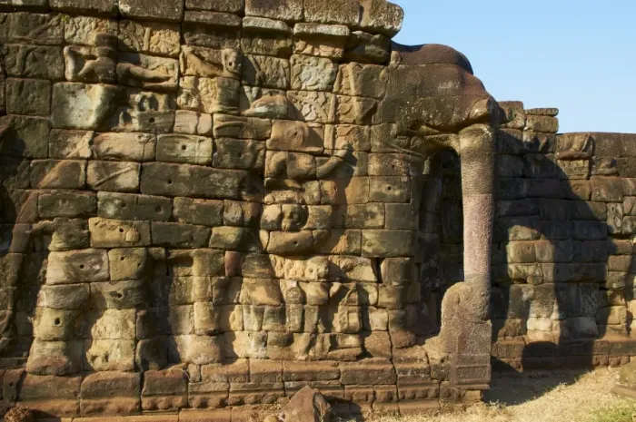 Framed Print : Terrace of the Elephants, Angkor Thom, Angkor, UNESCO World Heritage Site Framed Print : Terrace of the Elephants, Angkor Thom, Angkor, UNESCO World Heritage Site