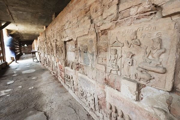 Terracotta Jataka tiles, Anauk Petleik Paya, Bagan (Pagan), Myanmar (Burma), Asia