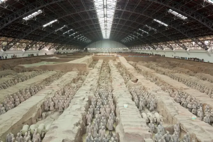 Framed Print : Terracotta Warriors Army, Pit Number 1, Xian, Shaanxi, China, Asia Framed Print : Terracotta Warriors Army, Pit Number 1, Xian, Shaanxi, China, Asia