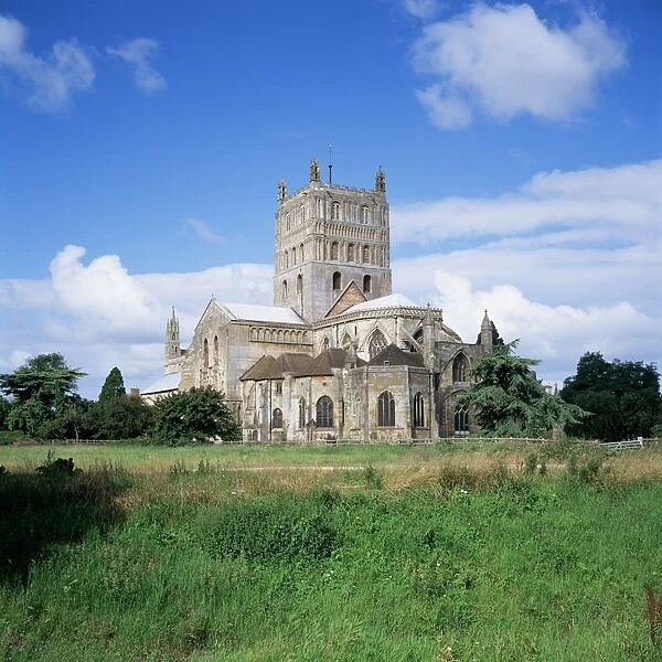 Tewkesbury Abbey, Tewkesbury, Gloucestershire, England, United Kingdom, Europe