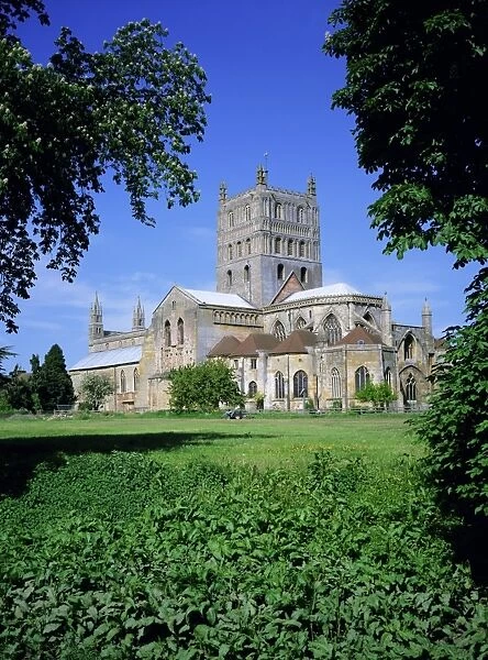 Tewksbury Abbey, Tewksbury, Gloucestershire, England, UK, Europe