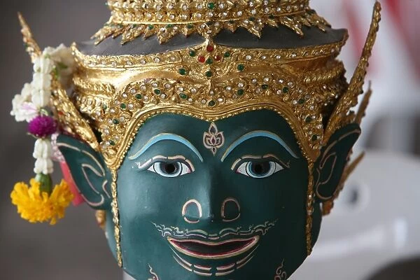 Thai folkloric mask, Bangkok, Thailand, Southeast Asia, Asia