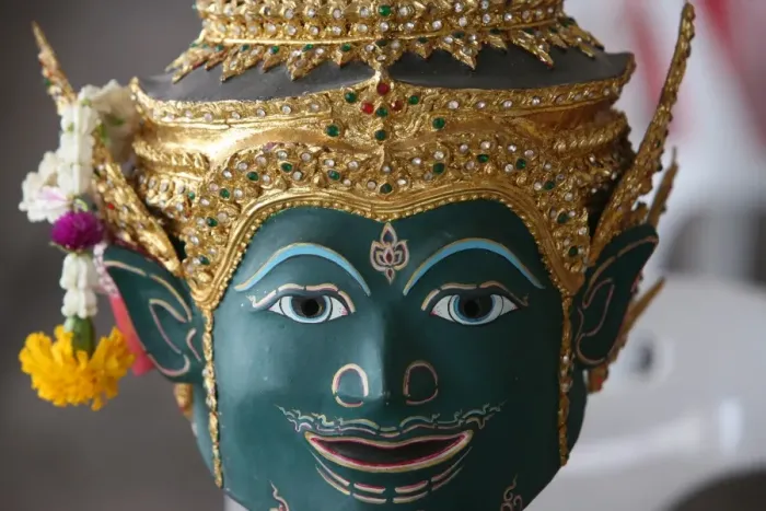 Framed Print : Thai folkloric mask, Bangkok, Thailand, Southeast Asia, Asia Framed Print : Thai folkloric mask, Bangkok, Thailand, Southeast Asia, Asia