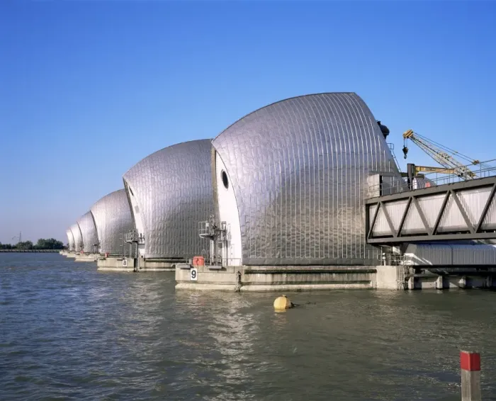 Framed Print : Thames Barrier, Woolwich, London, England, United Kingdom, Europe Framed Print : Thames Barrier, Woolwich, London, England, United Kingdom, Europe